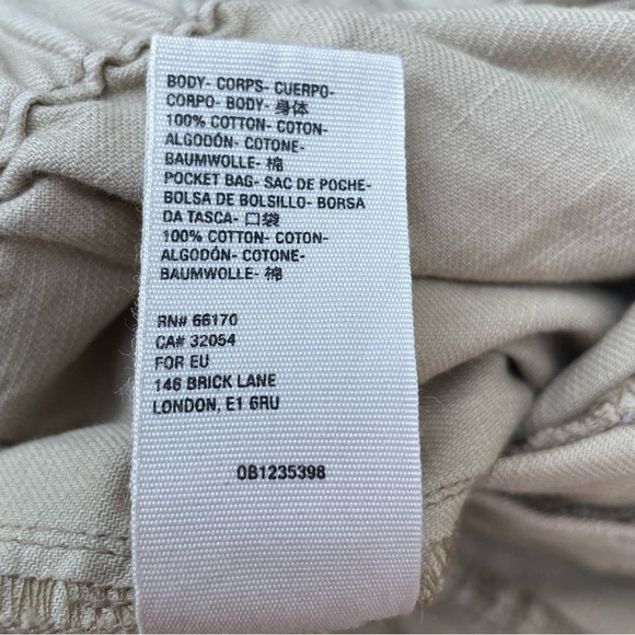 Free People Pants‎ Womens L Begie Ready to Run Cinch-Waist OB1235398 Parchment - Picture 8 of 15